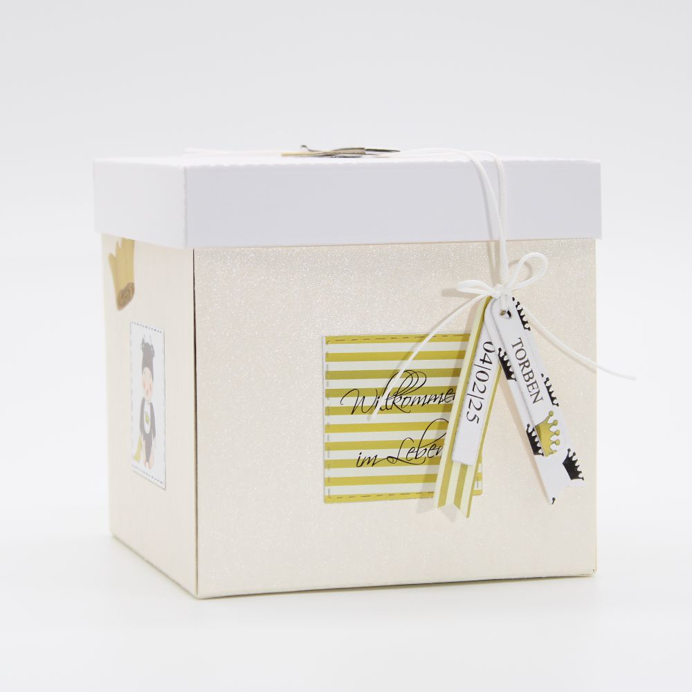 Explosionsbox Prinz zur Geburt